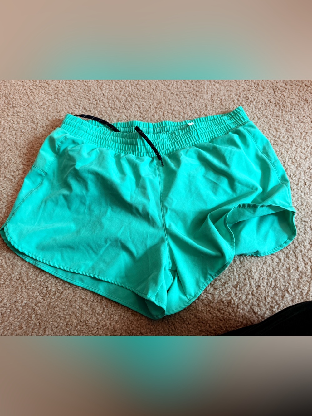 Teal Columbia Running Shorts